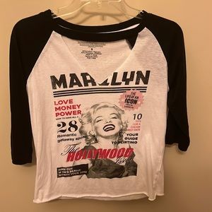 Marilyn Monroe t-shirt with chest cutout